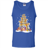 Tiger Christmas Tree Funny Merry Christmas - Tank Top