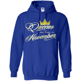 Queens Are Born In November Golden T-Shirt