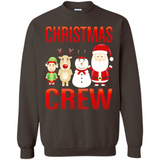 CHRISTMAS CREW Shirt X-mas Santa Snowman Reindeer Elf - Sweatshirt