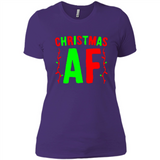Christmas Ugly Sweater Christmas AF - Ladies' Boyfriend T-Shirt