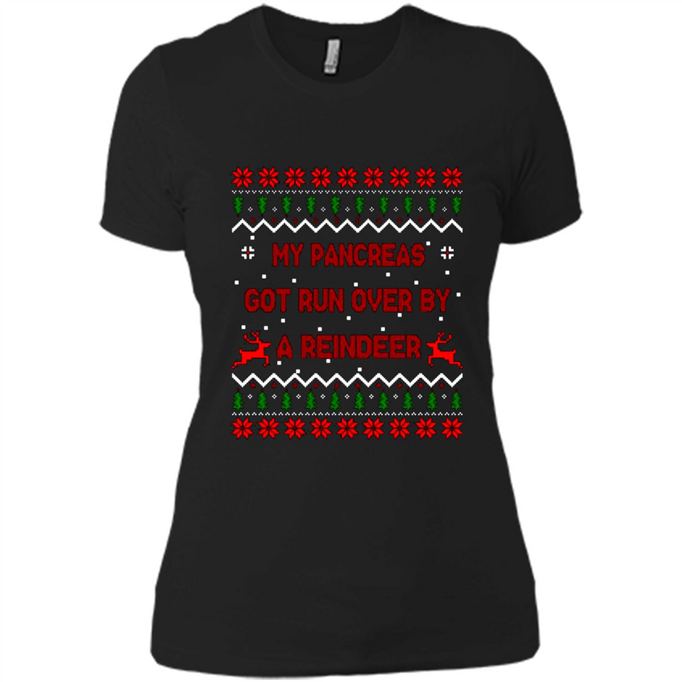 My Pancreas Got Run Over By A Reindeer Diabetes Christmas sweater PINGPONG