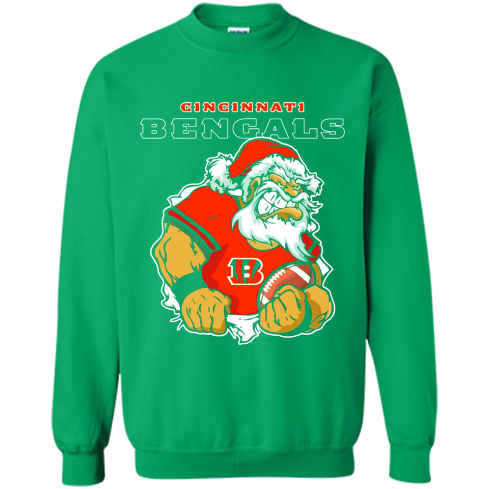 Grumpy Santa Claus Cincinnati Bengals Football Team PINGPONG