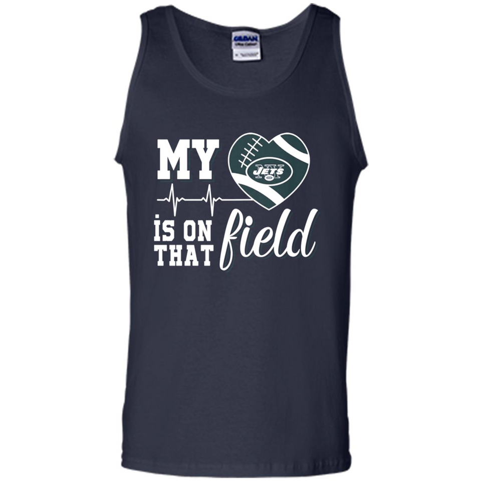 New York Jets Football My Heart is on that Field - Tank Top