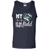 New York Jets Football My Heart is on that Field - Tank Top
