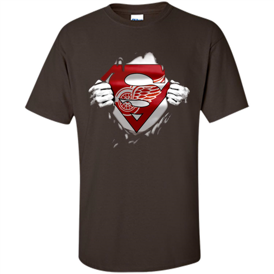 Detroit Red Wings And Superman Fans - Shirt