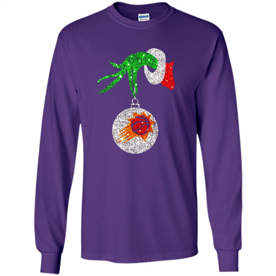 Amazing Phoenix Sun Glitter Grinch Monogram Ornament Christmas Gift - Long Sleeve T-Shirt