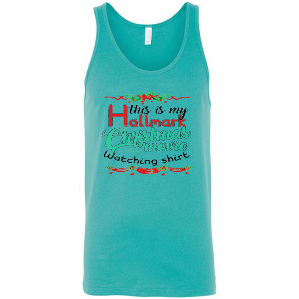 This My Movies Hallmark-Christmas Loves Is T-Shirt - Canvas Unisex Tank