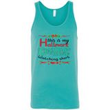 This My Movies Hallmark-Christmas Loves Is T-Shirt - Canvas Unisex Tank