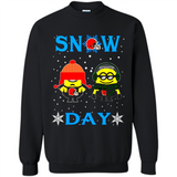 Snow Day Shirt For Cleveland Browns Vs Minion Fans pingpong