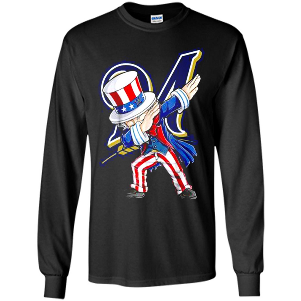 MLB MILWAUKEE BREWERS UNCLE SAM DABBING INDEPENDENCE DAY