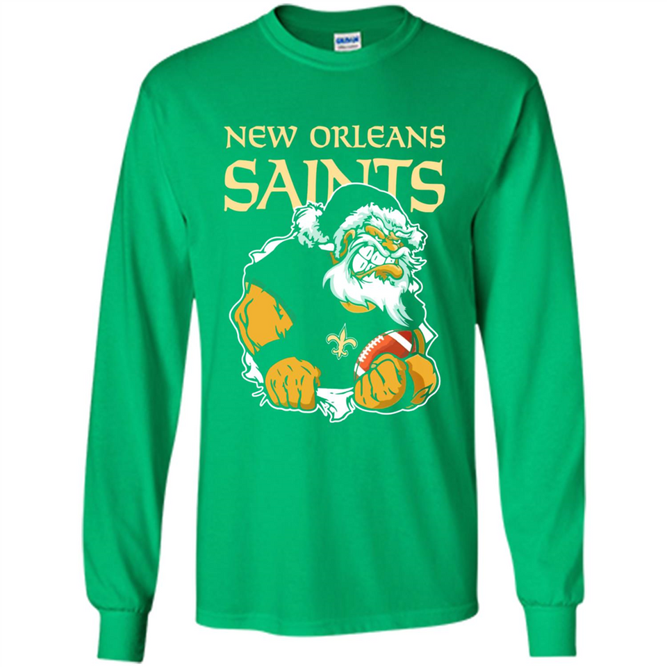 Grumpy Santa Claus New Orleans Saints Football Team PINGPONG