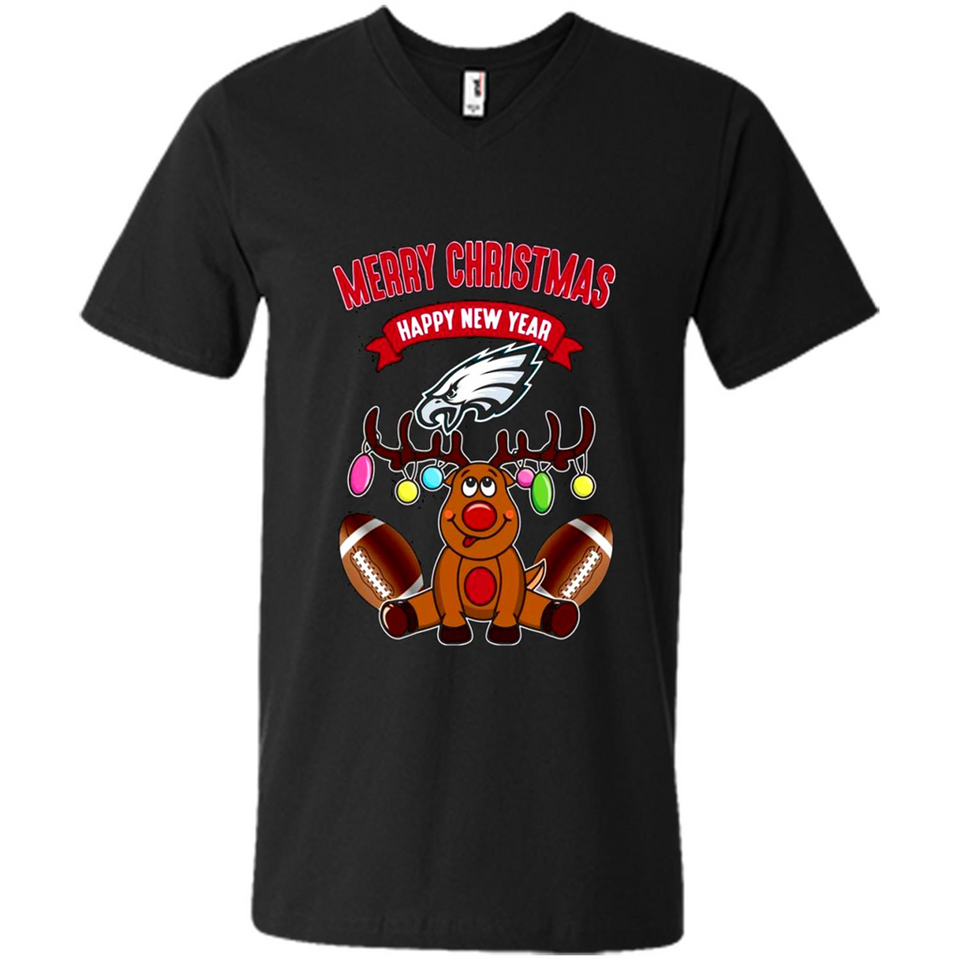 Philadelphia Eagles NFL Reindeer Funny Merry Christmas And Happy New Year