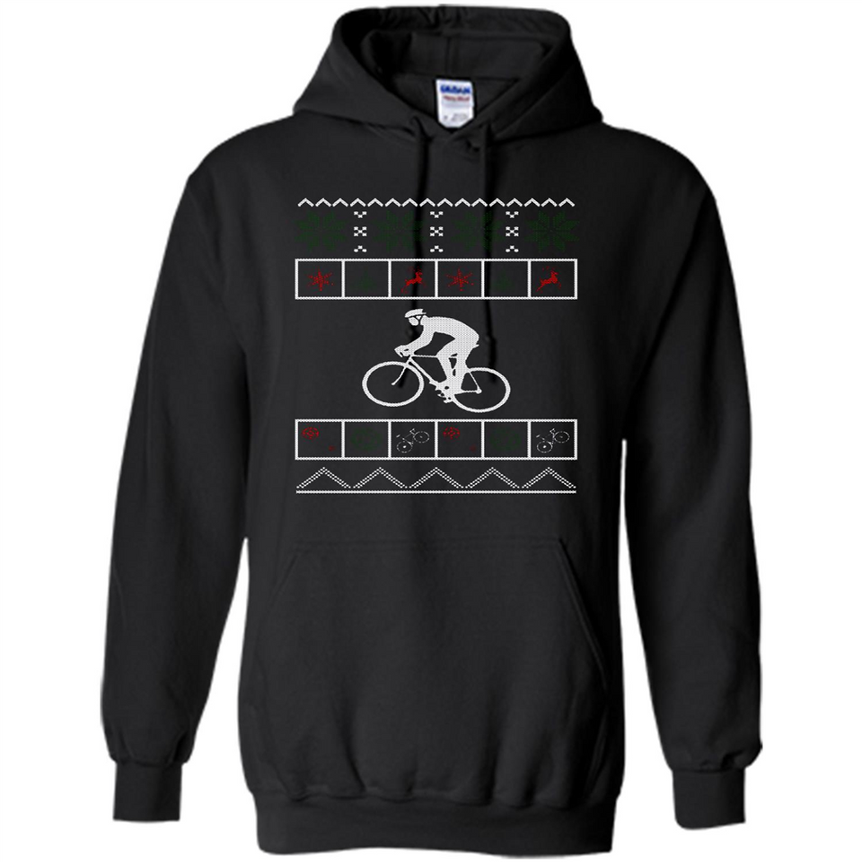 Christmas Ugly Sweater Cycling - Ugly Christmas Sweater - Hoodie