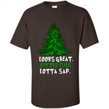Looks Great Little Full Lotta Sap Funny Christmas PINGPONG