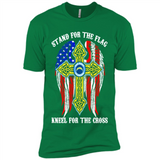 Chargers - stand for the flag kneel for the cross