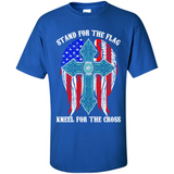 Dallas Stars - stand for the flag kneel for the cross