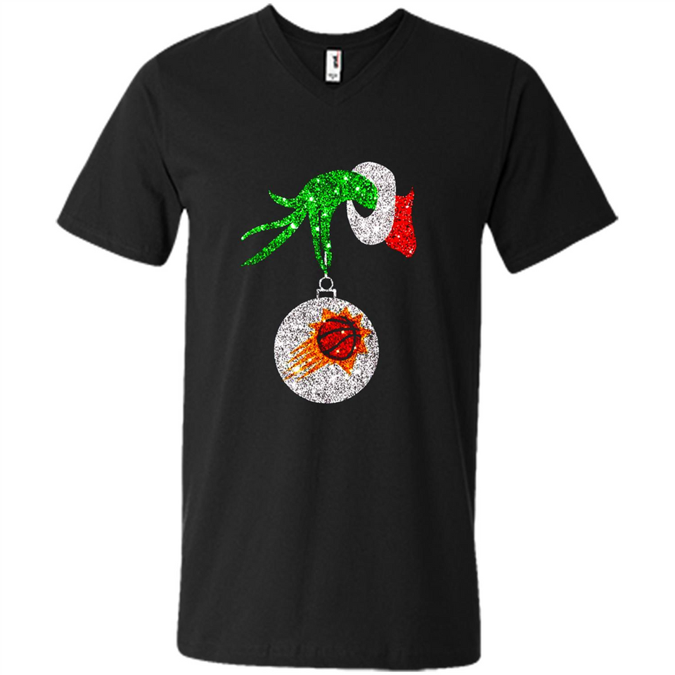 Amazing Phoenix Sun Glitter Grinch Monogram Ornament Christmas Gift - Men's V-Neck