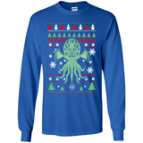 Octopus Ugly Sweater Christmas - Long Sleeve T-Shirt