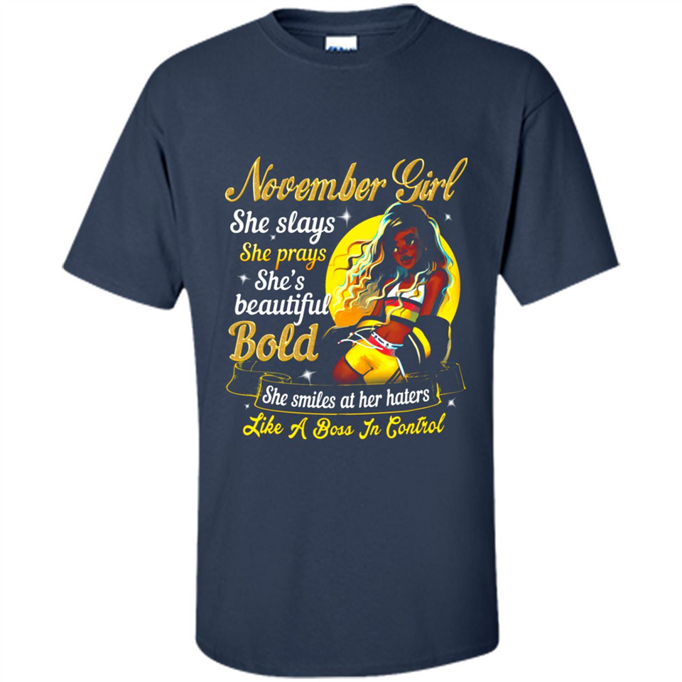 November Girl She Slays She Prays She's Beautiful PINGPONG