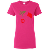 Funny Grinch Hand holding Doctor ornament Christmas Sporty T-Shirt - Ladies Short-Sleeve