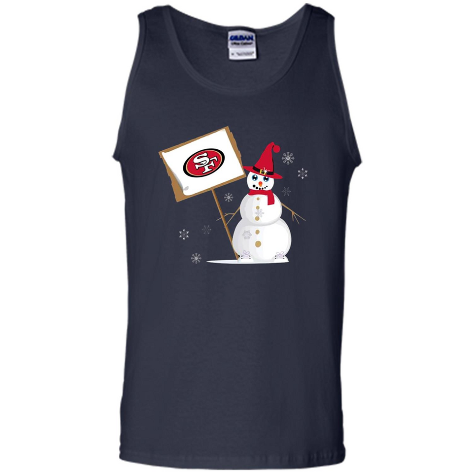 San Francisco 49ers Snowman Funny