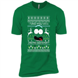 RICK AND MORTY-I TURNED MYSELF INTO A CHRISTMAS SWEATER MORTY UGLY XMAS SWEATER