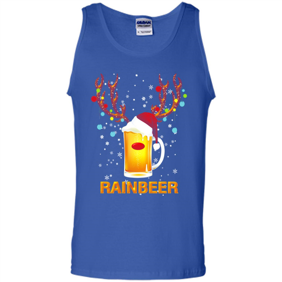 Rainbeer Funny Reindeer Beer Lover
