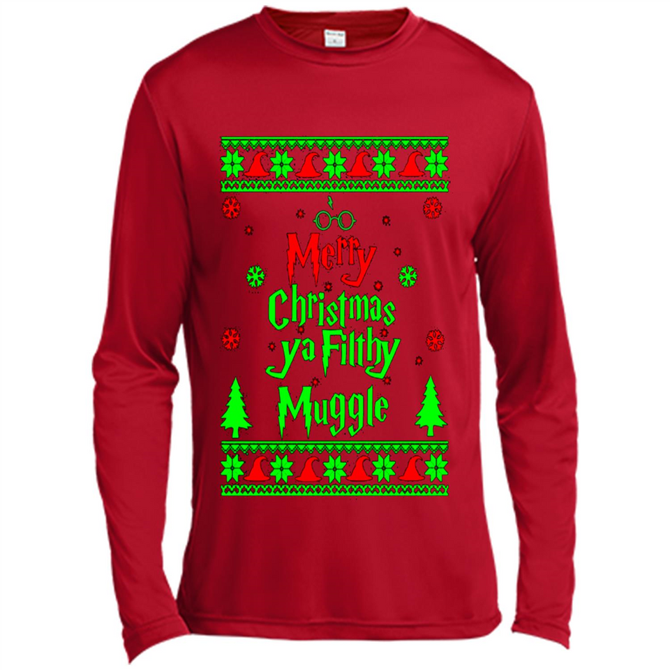 Merry Christmas ya filthy animal ugly sweater PINGPONG