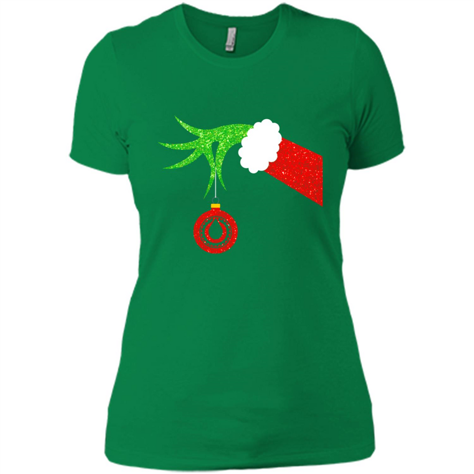 Funny Grinch Hand Holding Oiler Ornament Christmas PING PONG