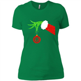 Funny Grinch Hand Holding Oiler Ornament Christmas PING PONG