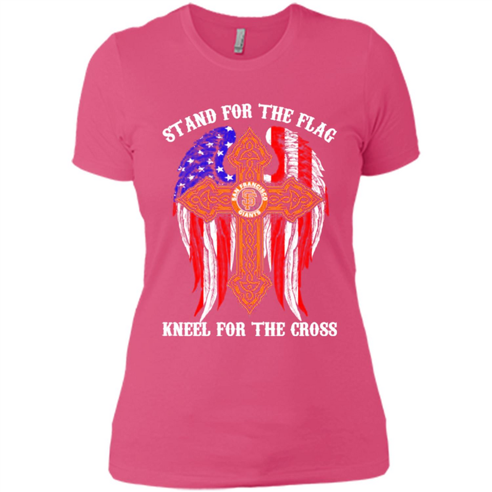 Francisco Giants - stand for the flag kneel for the cross