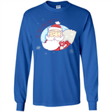 Cute Santa Claus Ho Ho Ho - Long Sleeve T-Shirt