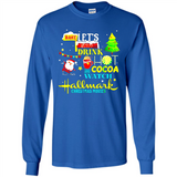 Santa claus i just want to bake stuff and waych christmas movi PINGPONG - Long Sleeve T-Shirt