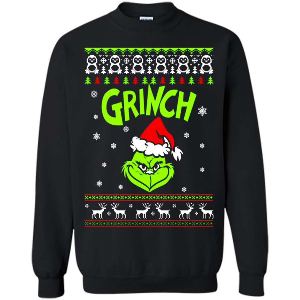 The Grinch Face Christmas - Sweatshirt