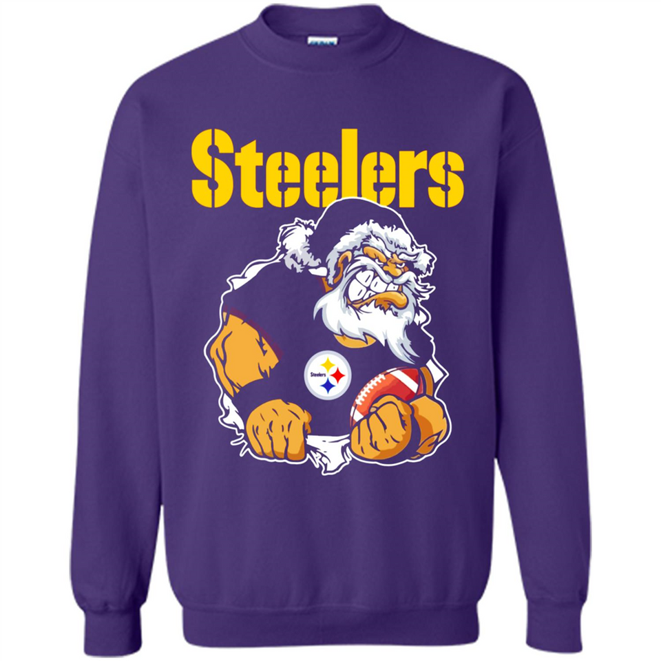 Grumpy Santa Claus Pittsburgh Steelers Football Team PINGPONG