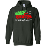 Vintage Christmas Classic Truck T-Shirt with Snow and Tree