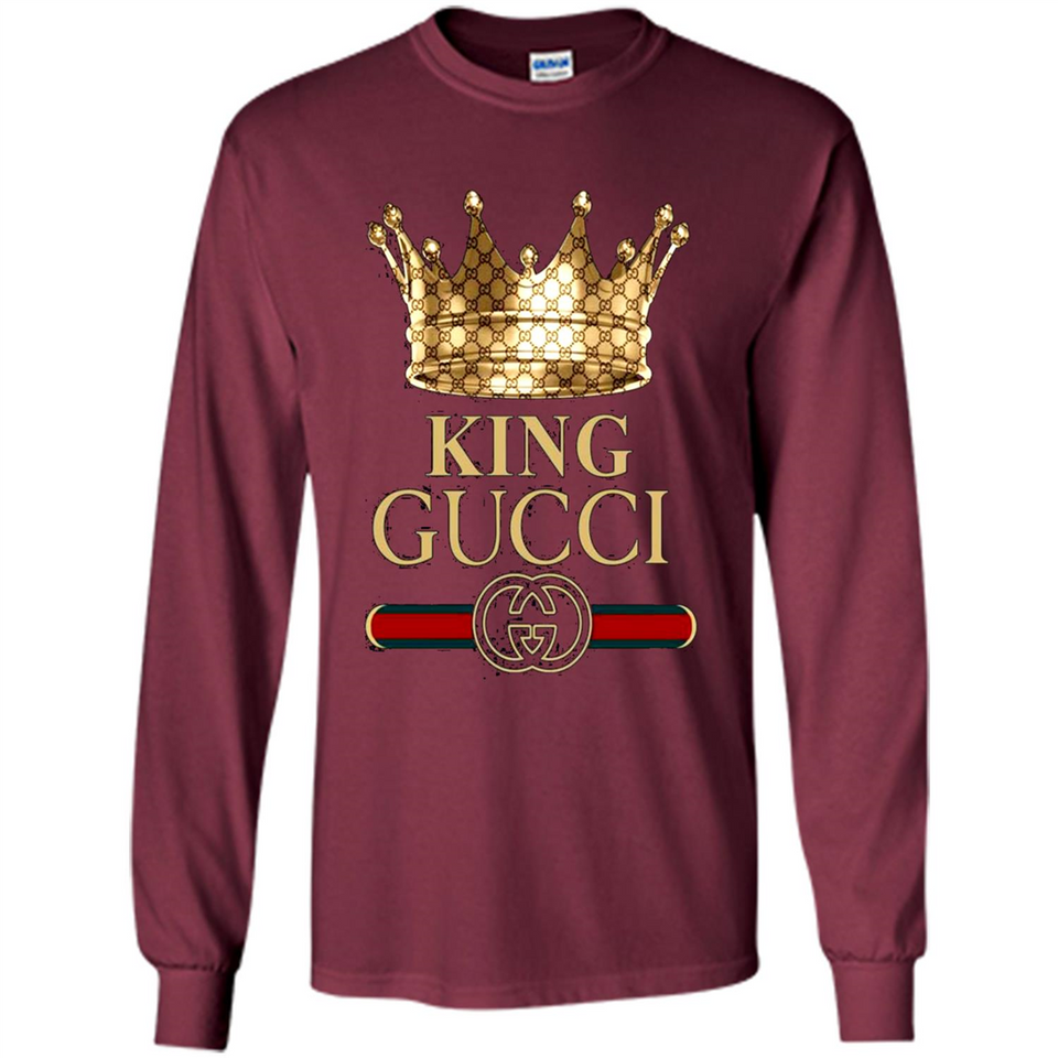 Cover your body with amazing King Crown Gucci Logo Black PING PONG