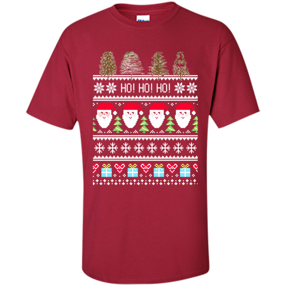 Ugly Merry Christmas Tree Santa Snowflakes