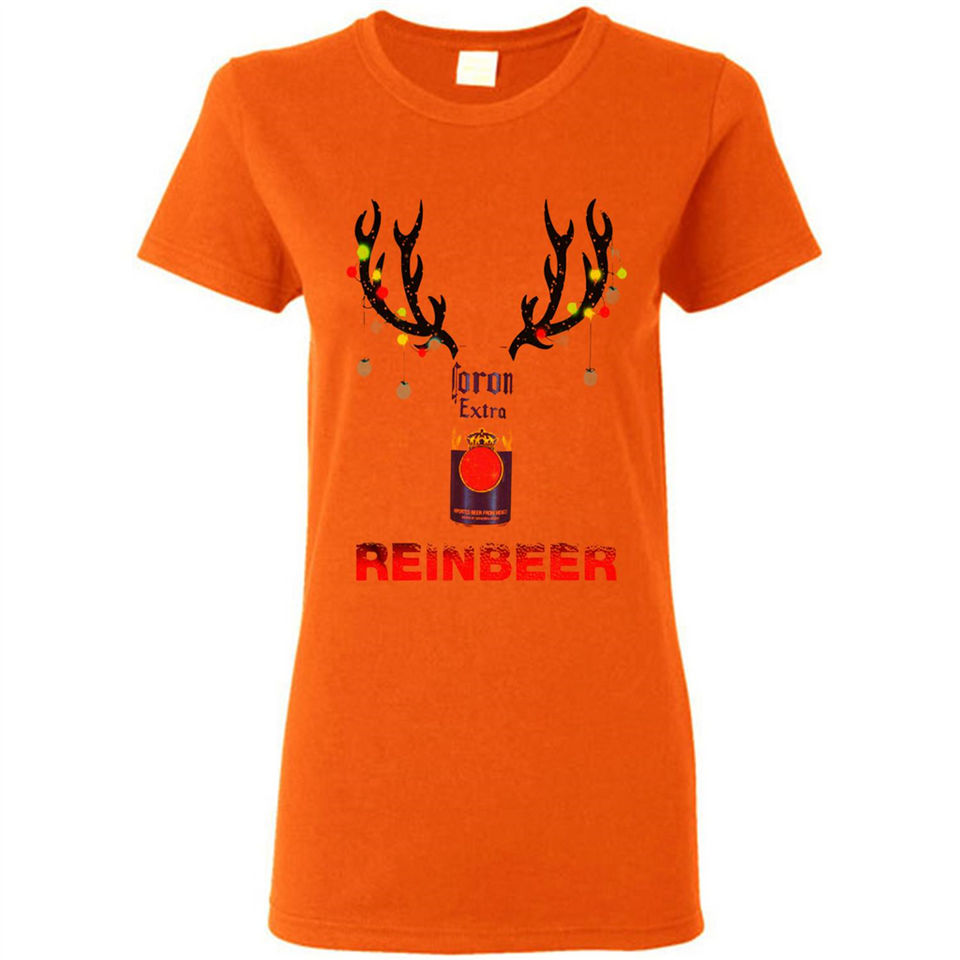 Corona Extra reinbeer Christmas - Ladies Short-Sleeve