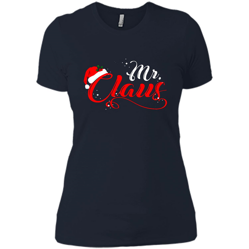 Mr. Claus Santa Claus Merry Xmas T-Shirt - Ladies' Boyfriend T-Shirt
