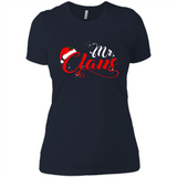 Mr. Claus Santa Claus Merry Xmas T-Shirt - Ladies' Boyfriend T-Shirt