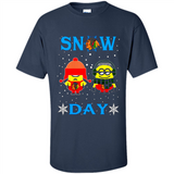 Snow Day Shirt For Chicago Blackhawks Vs Minion Fans pingpong