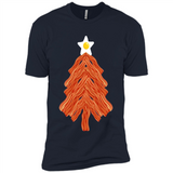 Bacon & Eggs Over Easy Fried Food Breakfast Xmas Tree Foodie - Premium Short Sleeve T-Shirt