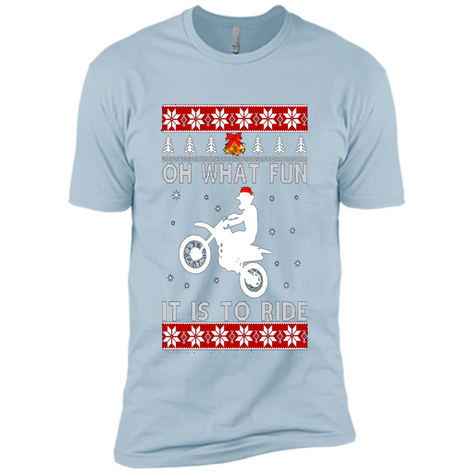 Motocross oh what fun it is to ride Christmas sweater PINGPONG