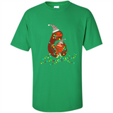 Christmas Lights Sloth Long Sleeve Santa Sloth - Shirt