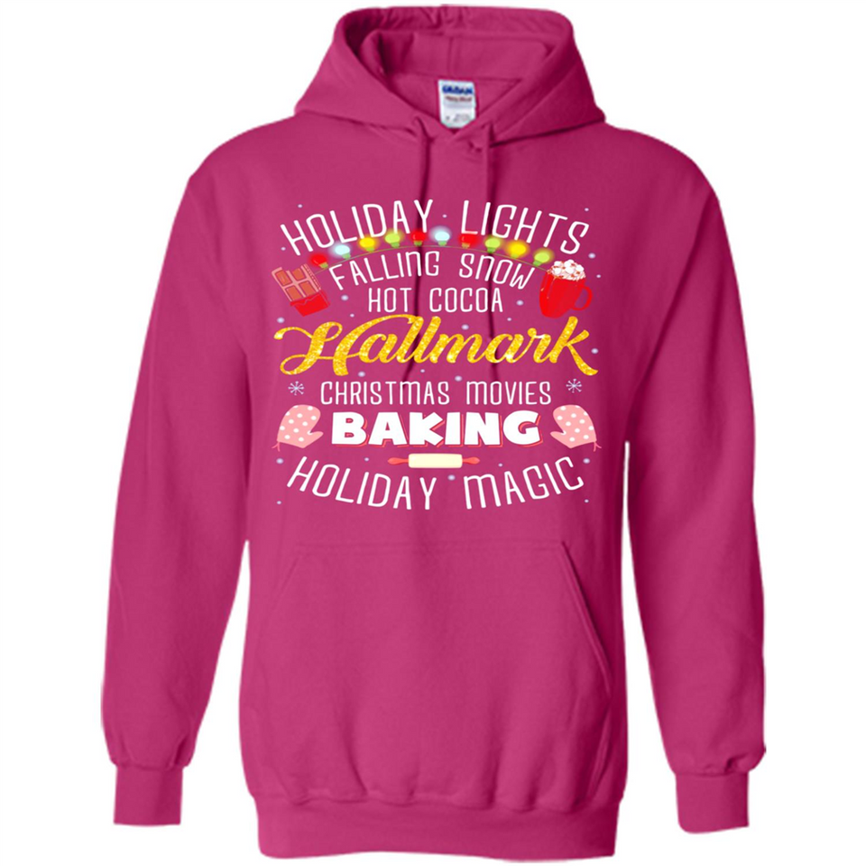 Holiday Lights Falling Snow Hot Cocoa Hallmark Christmas movie