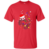 Cute Christmas Choloepus Sloth Santa Led Light Mug - Shirt