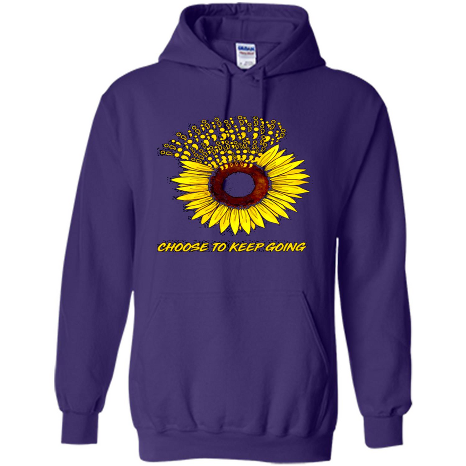 Semicolon Sunflower choose to keep going PINGPONG