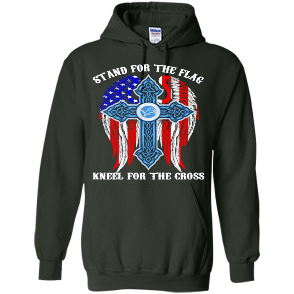 Detroit Lions - stand for the flag kneel for the cross