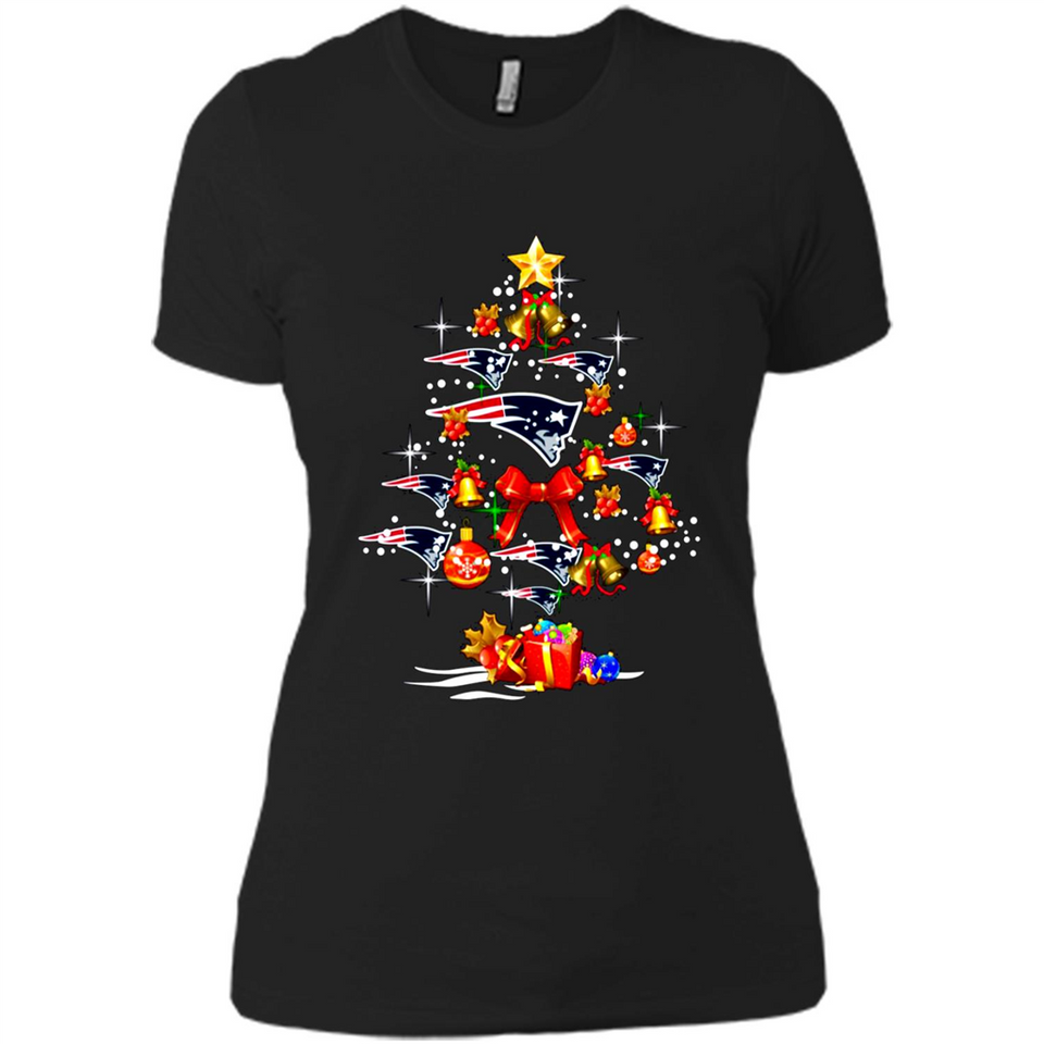 New England Patriots Christmas Tree sweater PINGPONG